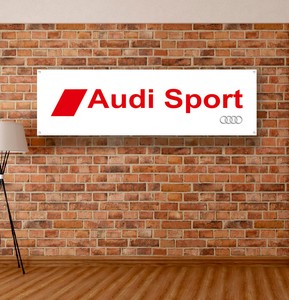 Audi Sport Vinyl Banner Sign Garage Shop Adversting Flag ...