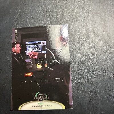 Jb11b Embossment Babylon 5 1998 Skybox #48 Garibaldi's Last Stand