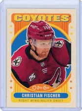 2021-22 O-Pee-Chee OPC Christian Fischer Retro Design Arizona Coyotes