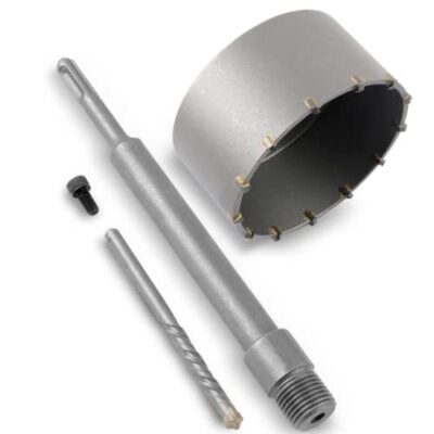 4-1/2 inch Concrete Hole Saw SDS Plus Shank for Cinder Block Stucco Cement Brick