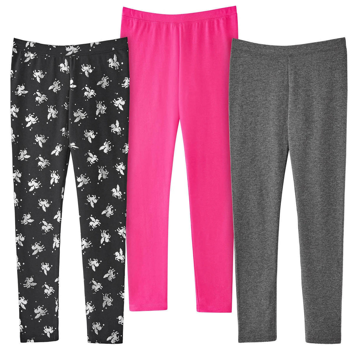 Athletic Works Girls Knit Flare Leggings, Sizes 4-18 & Plus