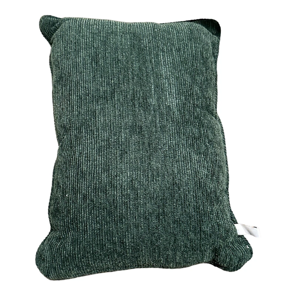 Tapestry Pillow Snowman Bear Artist Kruskamp Janet Green Backing 16" X 12" - Image 2 of 4