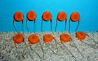 10 Sprague CM Ceramic Disc Capacitors .001uf 15KV 15000V 1000pf NOS