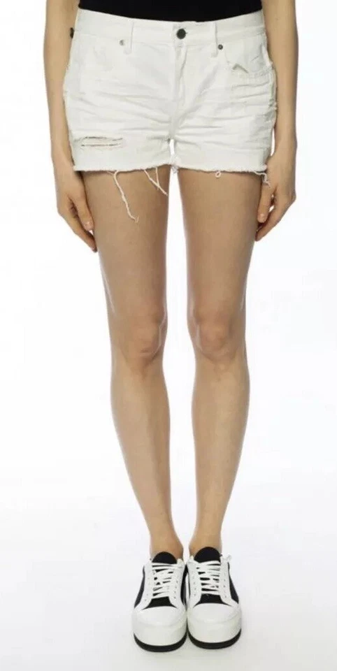 Nuevos con etiquetas pantalones cortos de mezclilla blancos serenos talla 31 precio de venta sugerido por el fabricante £68.00 Foto 4 de 4