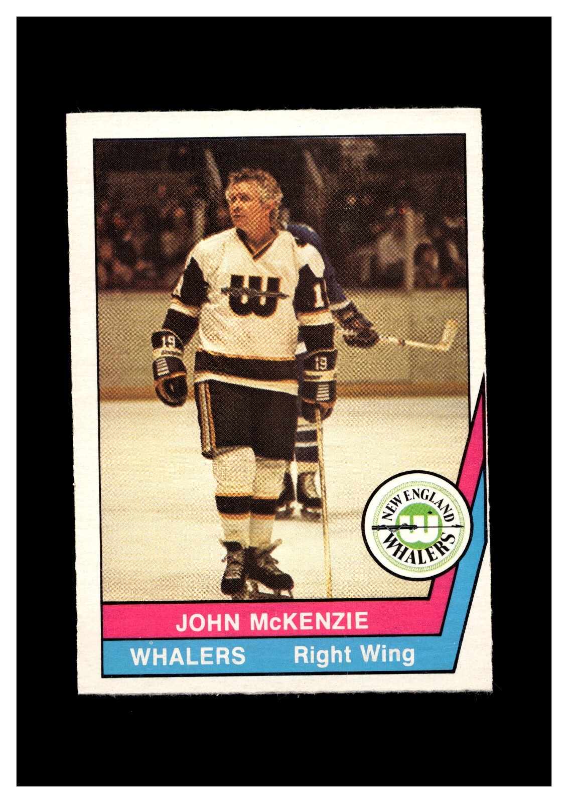 1977-78 O-Pee-Chee WHA #41 John McKenzie New England Whalers