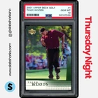 2001 UPPER DECK #1 TIGER WOODS RC ROOKIE PSA 10