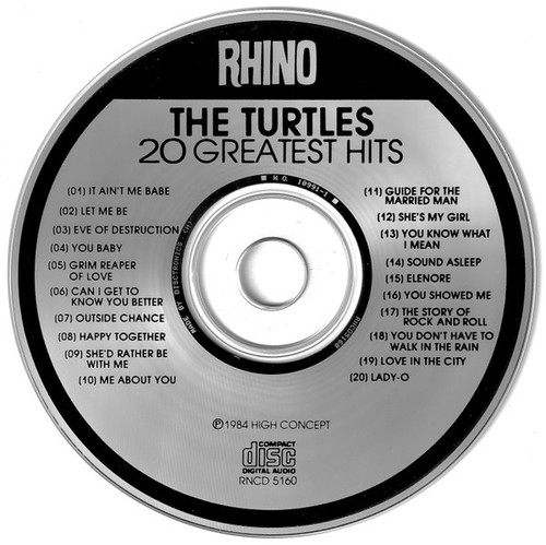 The Turtles - 20 Greatest Hits - CD, Comp, RE - Mint (M) - Picture 3 of 5