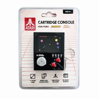 Atari Spiel Konsole Mini Handheld Retro Gaming Schlüsselanhänger Classic - NEU