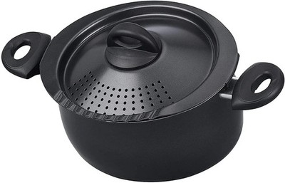 Bialetti Italian Essentials 5.5 QT/5.2L Oval Nonstick Pasta Pot