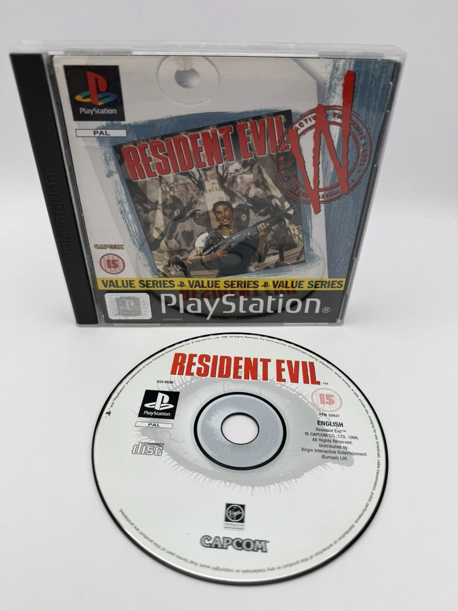 RESIDENT EVIL - PS1 (PlayStation 1: 1996) Complete W/Manual - PAL