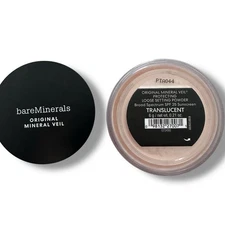 bareMinerals Original Mineral Veil Loose Setting Powder Translucent 0.21 Oz New