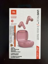 SEALED JBL Harman Live Pro2 TWS Wireless Bluetooth Noise Cancelling -Rose Pink