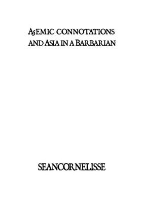 A5emic connotations and Asia in a Barbarian | Sean Cornelisse | Taschenbuch
