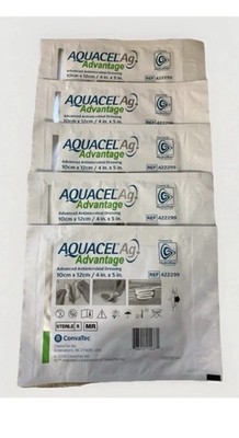 10 Aquacel AG Advantage Silver Dressing 4x5 , Pack /10 Dressings Exp. 2027/08 | eBay 10 Aquacel AG Advantage Silver Dressing 4x5 , Pack /10 Dressings Exp. 2027/08 | eBay