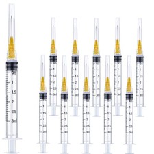 3cc 3ml with 25 Gauge 5/8 Inch, Sterile Lab Utensils 3ml-25G Inch 