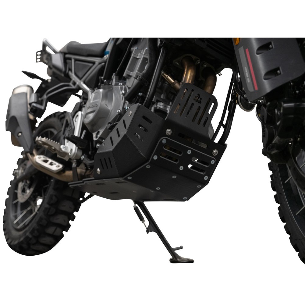 Tusk Quiet Glide Adventure Skid Plate Black For CFMOTO IBEX 450