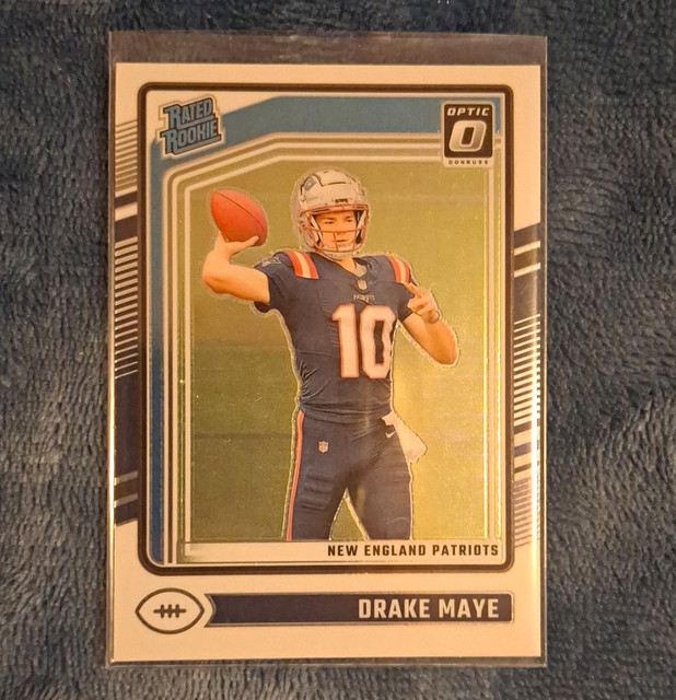 Panini 2024 Donruss Optic Drake Maye #229 RC Rated Rookie NFL Patriots