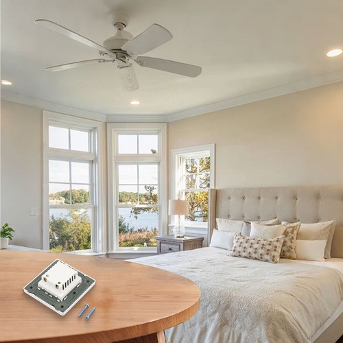 Maximize Energy Efficiency with AC 220V Dimmer Switch for Lights and Fans - Zdjęcie 2 z 16