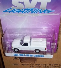 2024 Greenlight Hobby Exclusive: White 1994 FORD F-150 F150 SVT LIGHTNING 1:64