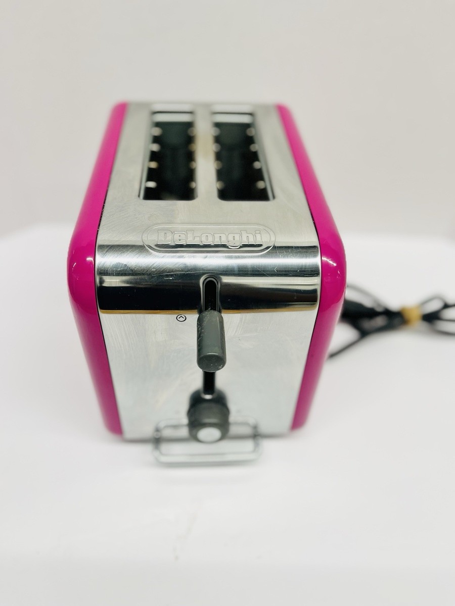 DeLonghi kMix 2-Slice Die-Cast Toaster - Magenta / Pink | eBay