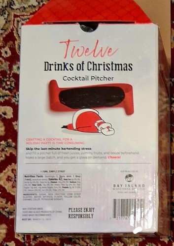 WOW ! FAIRE DES BOISSONS POUR ADULTES ! 12 carafes et recettes en verre BOISSONS DE NOËL - Photo 4/7