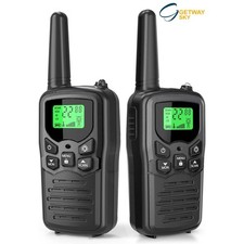 Long Range 2 Pack Walkie Talkies 8KM, 22 Channels Two-Way Radio Handheld UK