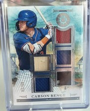 2025 Panini Boys of Summer Carson Benge /99 FTM-CB New York Mets 5 Relics!