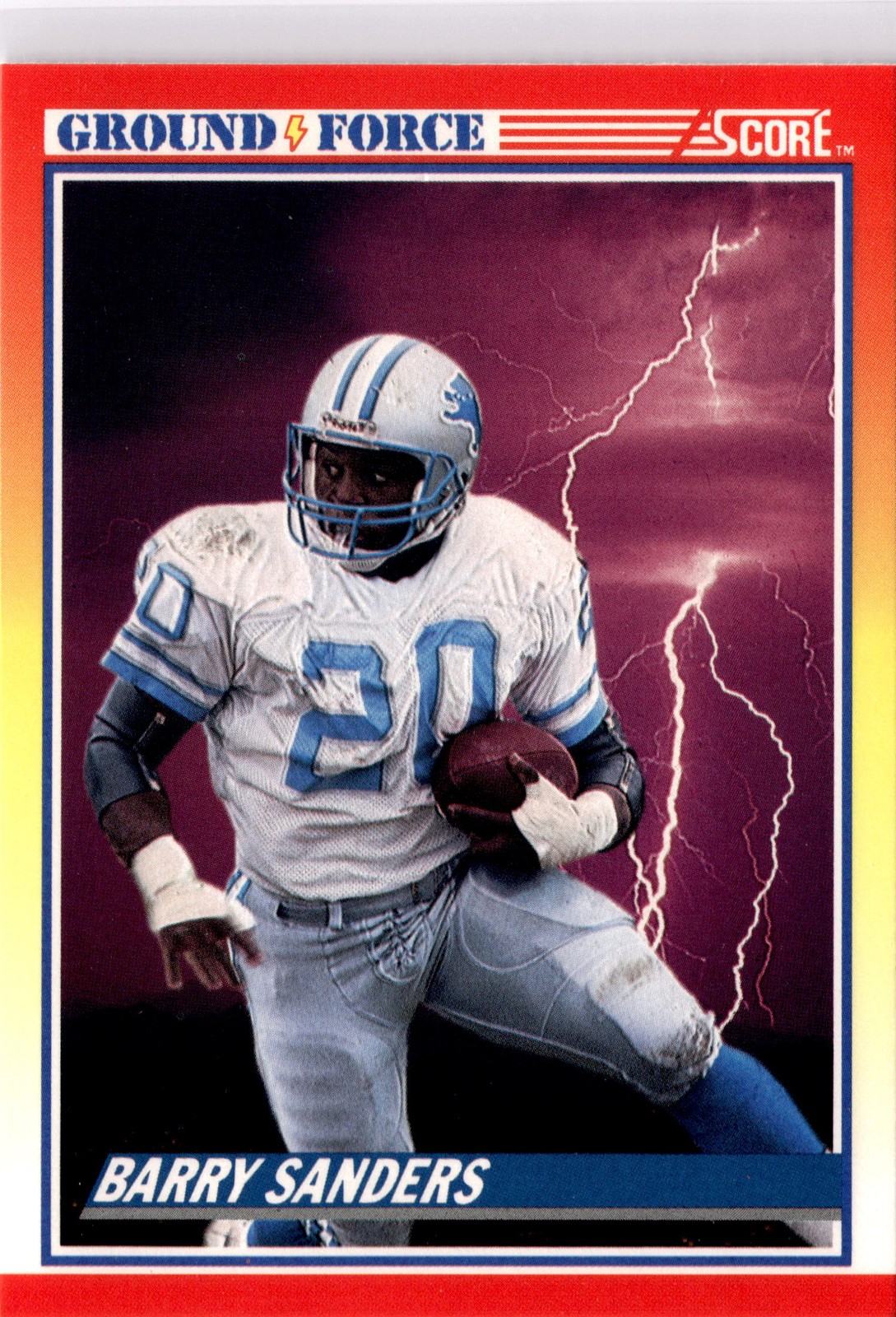 Barry Sanders #325 (Football Cards 1990 Panini Score) — is it worth grading?