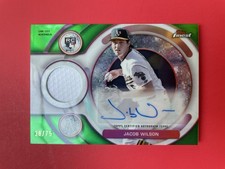 2025 Jacob Wilson RC Rookie Auto Signed RPA Topps Finest Oakland Athletics /75