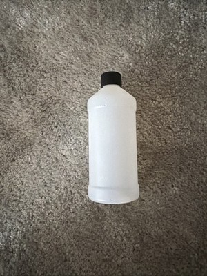 Lot of 180 - 16oz Modern Round HDPE Bottles with Black Screw Caps - New