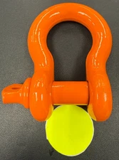 IRON CROSS 3/4" D-RING SHACKLE 1000-60 ORANGE FINISH