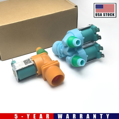 #ad DC62 00311F amp; DC62 30314V Hot and Cold Washer Water Inlet Valve Set for Samsung $21.78