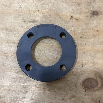 Spears 2-1/2'' PVC Flange Ring SCH 80 150 PSI Van Stone Loose Ring Gray