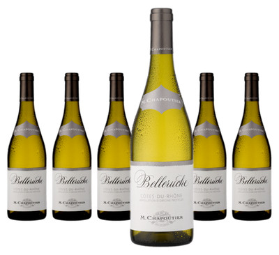 6 x M. Chapoutier - Belleruche Blanc - Côtes-du-Rhônes AOC   2024