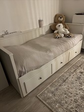 Aufziehbarer Ikea Holzbett 80x200 Einzelbett mit Schubladen Bettkasten Holzbett