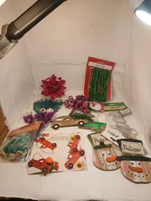 Lot Of 11 Christmas  Ornaments New A Variety.