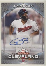 2020 Topps National Baseball Card Day 550/675 Bobby Bradley Rookie Auto RC 9kf. rookie card picture