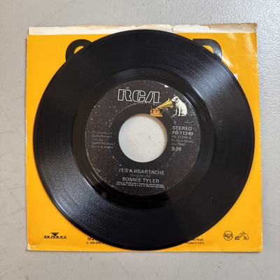 Bonnie Tyler It's A Heartache/It's About Time 45rpm 7'' Tested VG