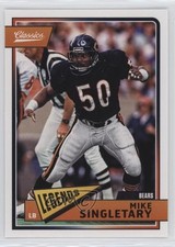 2018 Panini Classics Legends Mike Singletary #112 HOF 0g7