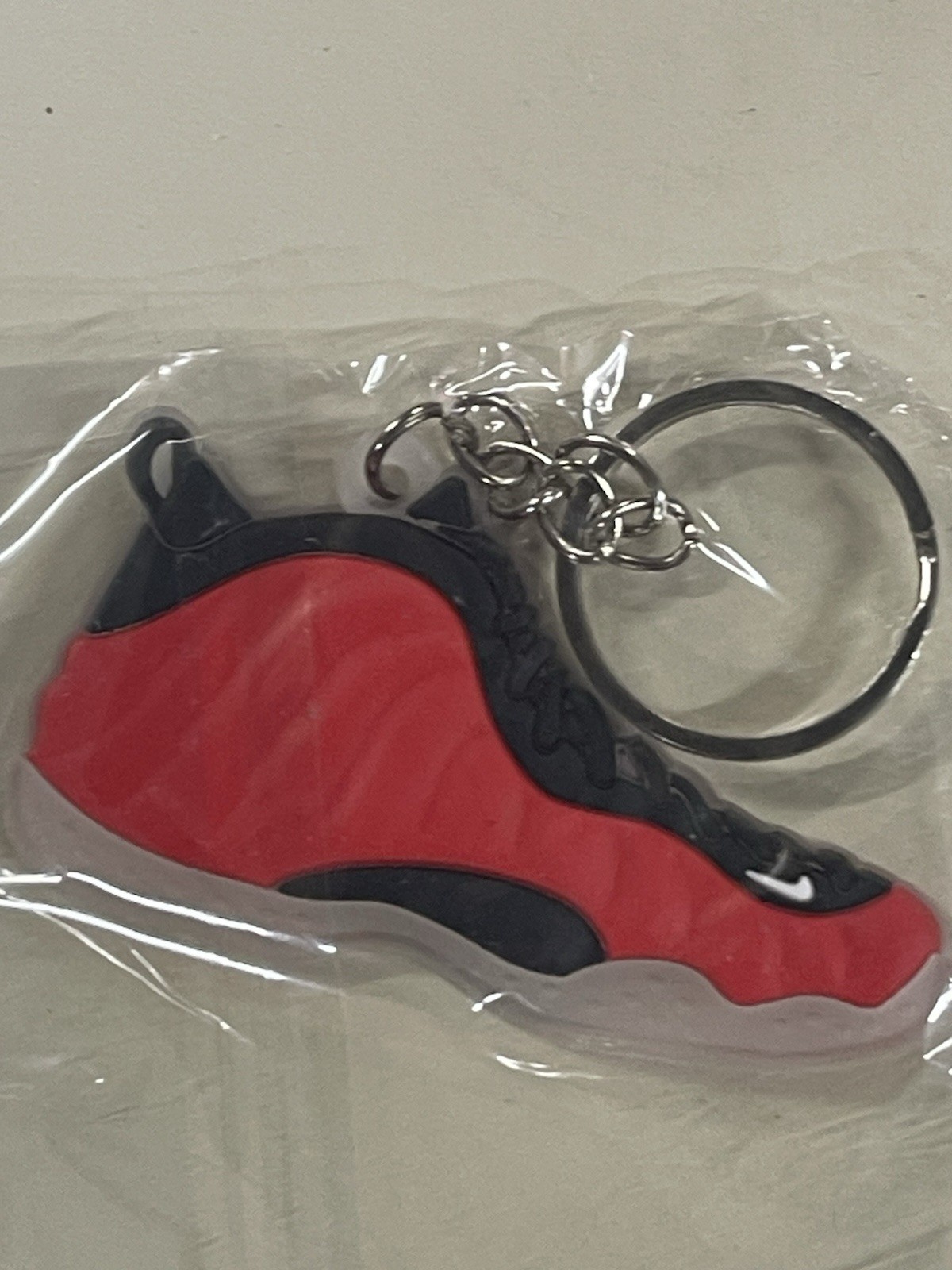 Nike Air Jordan Shoe Keychain Collectible Keychain For Sneakerheads Red Black