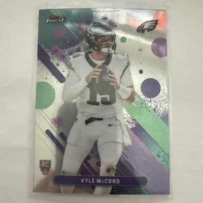 2025 Topps Finest #7 Common Kyle McCord Philadelphia Eagles