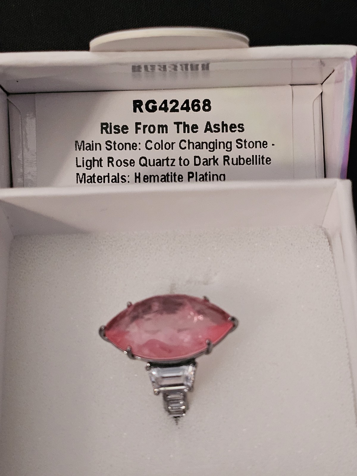 Ring Bomb Party Size 7 Mental Health Awareness RG42468 " Rise From The Ashes"...