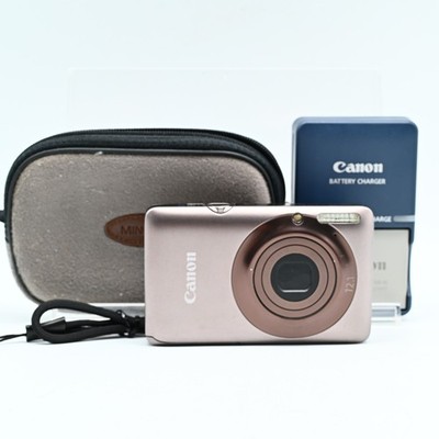 Canon IXY DIGITAL 220 IS 12.1MP Compact Digital Camera Brown [Near Mint]
