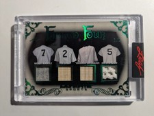 Shoeless Joe Jackson Mickey Mantle Cobb Dimaggio 2024 Leaf Ultimate Sports 1/1