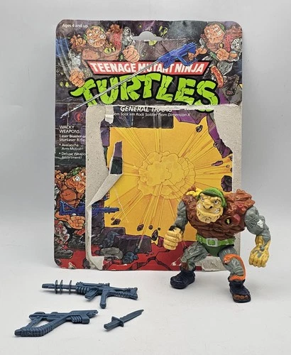 Vtg 1989 TMNT General Traag Teenage Mutant Ninja Turtles ~ Complete Playmates