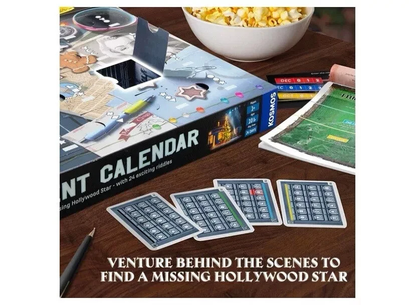 Thames & Kosmos EXIT: Advent Calendar - The Missing Hollywood Star, Escape Room - Image 4 of 4