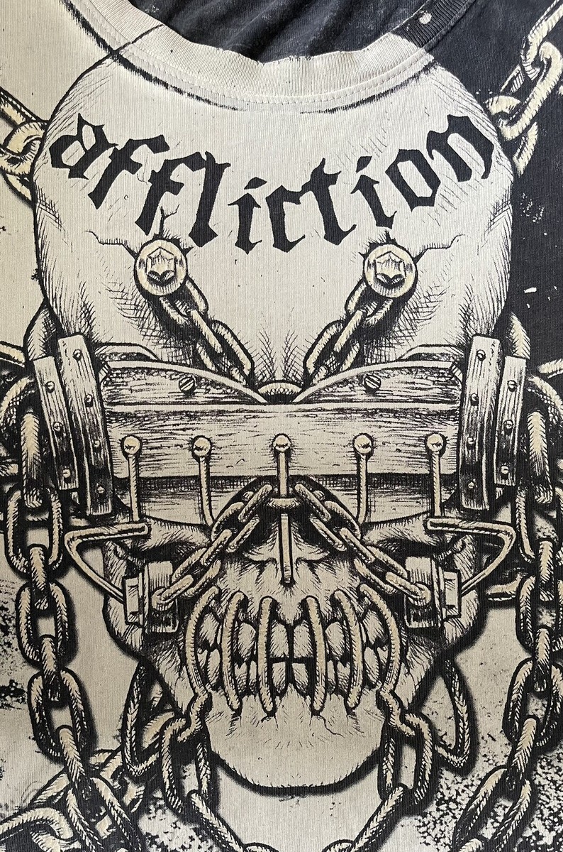 Vintage Affliction T-Shirt MEGADETH 3XL Signature Series Black
