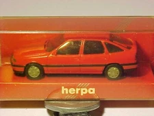 2 INCH 1991 Opel Vauxhall Vectra GL Hatchback Herpa 1/87 H0 Plastic Mint in Box