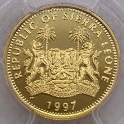 Sierra Leone 1997 PRINCESS DIANA of Wales In Memoriam $20 1/25 Oz