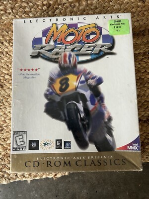 Moto Racer PC CD-ROM New Sealed In Box Vintage Game Electronic